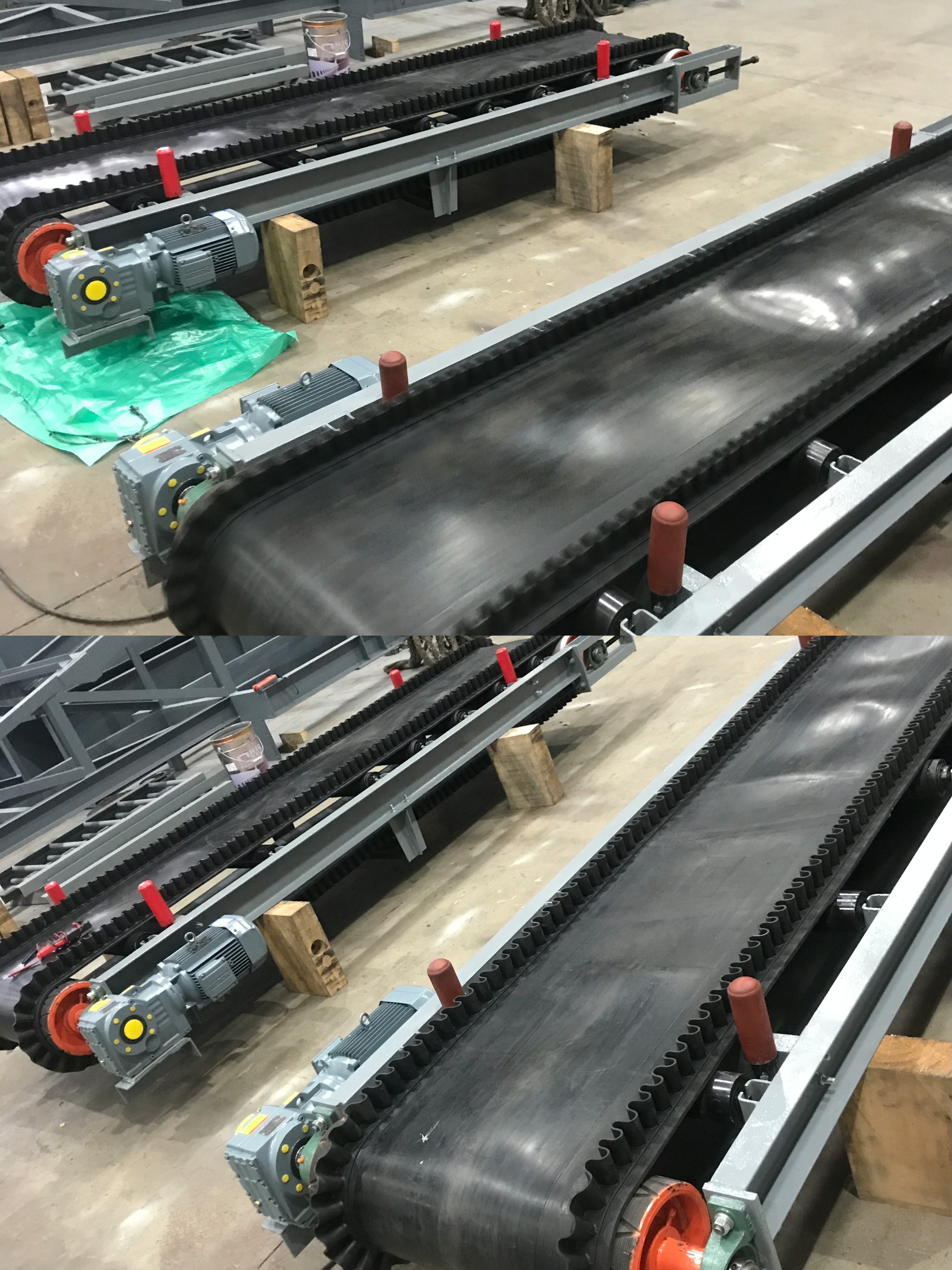 Belt conveyor commissioning, pag-instalar ug paghatud